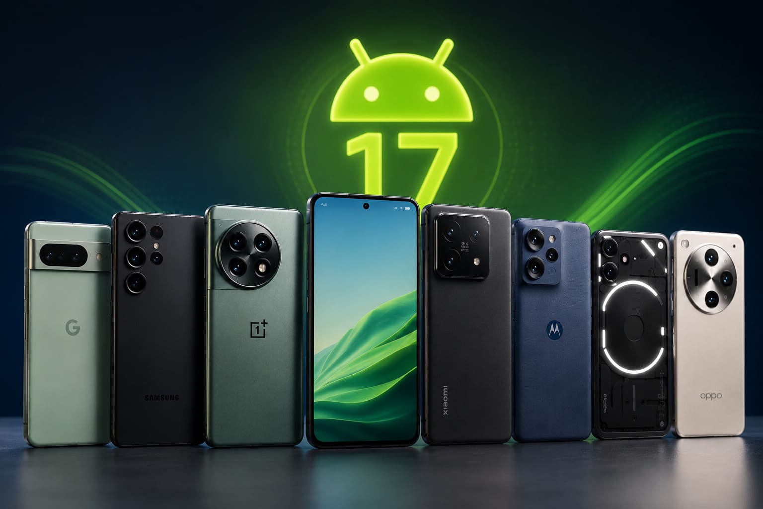 Smartphones Compatibles Android 17 — DoItQR