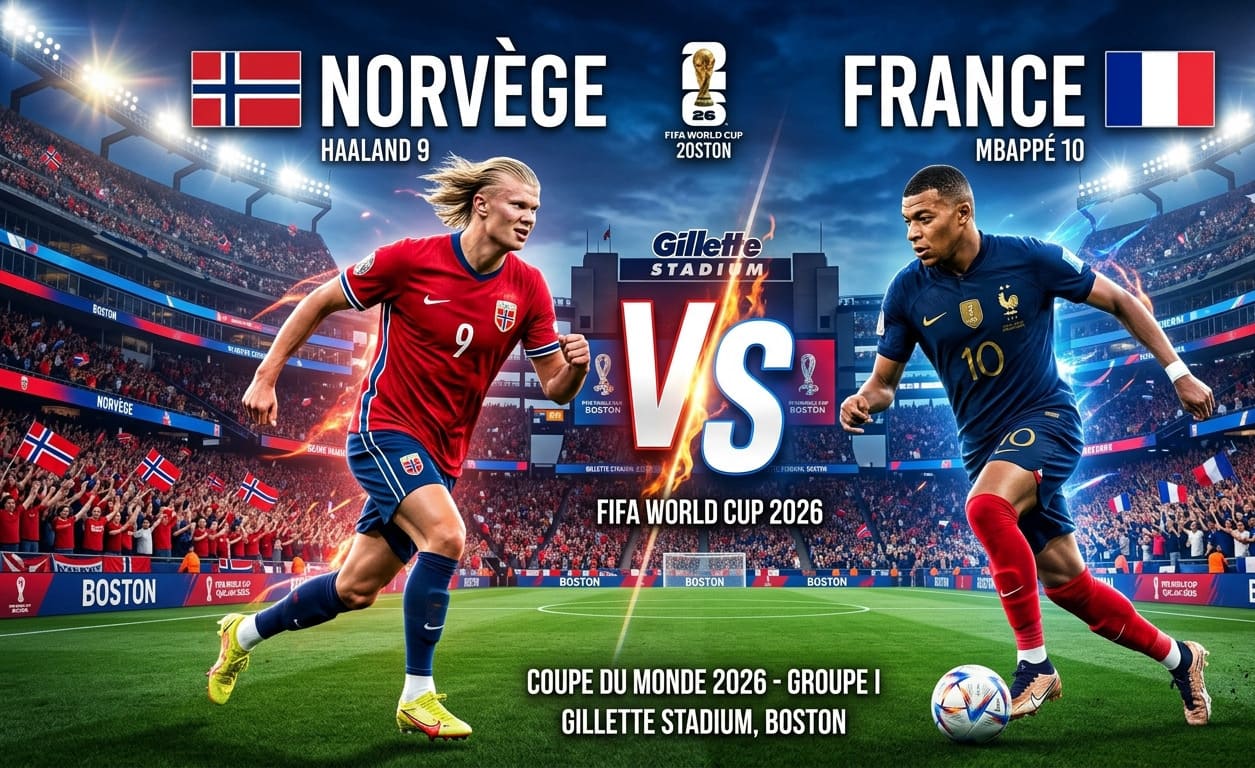 Norvège vs France Coupe du Monde 2026 — DoItQR