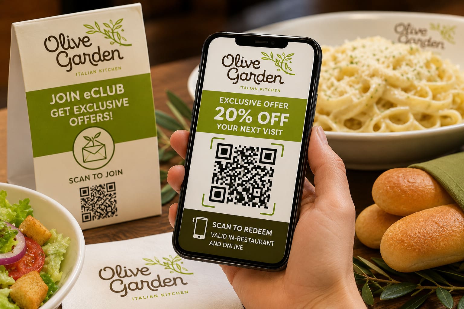 Olive Garden Discount QR Code 2026 — DoItQR